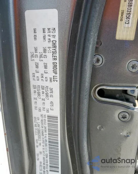 2011 Jeep Patriot Sport из США, поврежденный, VIN 1J4NF1GB8BD265613